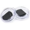 imageLid for SUNWILL 14oz Mugs and 20oz Tumblers Only Spill and Splash Resistant Sliding Covers Replacement 2 Pack Black ampamp Light Gray Straw Friendly BPA FreeBlack