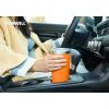 imageSUNWILL Travel Coffee Mug with Lid 20 oz Tumbler Set of 2 Insulated Stainless Steel Cup for Water Tea Powder Coated Sakura ampamp MintPowder Coated Orange