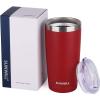 imageSUNWILL Travel Coffee Mug with Lid 20 oz Tumbler Set of 2 Insulated Stainless Steel Cup for Water Tea Powder Coated Sakura ampamp MintPowder Coated Wine