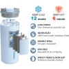 imageSUNWILL Travel Coffee Mug with Lid Leak Proof Tumbler Stainless Steel 16 oz Insulated Cup for Water Tea Ice Powder Coated IcebergPowder Coated Iceberg