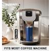imageSUNWILL Travel Coffee Mug with Lid Leak Proof Tumbler Stainless Steel 16 oz Insulated Cup for Water Tea Ice Powder Coated IcebergPowder Coated Navy
