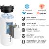 imageSUNWILL Travel Coffee Mug with Lid Leak Proof Tumbler Stainless Steel 16 oz Insulated Cup for Water Tea Ice Powder Coated IcebergPowder Coated White