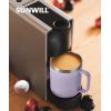 imageSUNWILL Travel Coffee Mugs Set of 4 Insulated Tumbler with Lid 14oz Stainless Steel Cup with Handle Bulk for Gift Camping Office Powder Coated Charcoal Royal Blue Magenta YellowPowder Coated Orchid