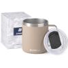 imageSUNWILL Travel Coffee Mugs Set of 4 Insulated Tumbler with Lid 14oz Stainless Steel Cup with Handle Bulk for Gift Camping Office Powder Coated Charcoal Royal Blue Magenta YellowPowder Coated Taupe