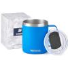 imageSUNWILL Travel Coffee Mugs Set of 4 Insulated Tumbler with Lid 14oz Stainless Steel Cup with Handle Bulk for Gift Camping Office Powder Coated Charcoal Royal Blue Magenta YellowPowder Coated Royal Blue