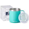 imageSUNWILL Travel Coffee Mugs Set of 4 Insulated Tumbler with Lid 14oz Stainless Steel Cup with Handle Bulk for Gift Camping Office Powder Coated Charcoal Royal Blue Magenta YellowPowder Coated Teal