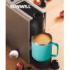 imageSUNWILL Travel Coffee Mugs Set of 4 Insulated Tumbler with Lid 14oz Stainless Steel Cup with Handle Bulk for Gift Camping Office Powder Coated Charcoal Royal Blue Magenta YellowPowder Coated Teal