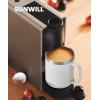imageSUNWILL Travel Coffee Mugs Set of 4 Insulated Tumbler with Lid 14oz Stainless Steel Cup with Handle Bulk for Gift Camping Office Powder Coated Charcoal Royal Blue Magenta YellowPowder Coated White