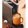 imageSUNWILL Travel Coffee Mugs Set of 4 Insulated Tumbler with Lid 14oz Stainless Steel Cup with Handle Bulk for Gift Camping Office Powder Coated Charcoal Royal Blue Magenta YellowPowder Coated Orange