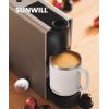 imageSUNWILL Travel Coffee Mugs Set of 4 Insulated Tumbler with Lid 14oz Stainless Steel Cup with Handle Bulk for Gift Camping Office Powder Coated Charcoal Royal Blue Magenta YellowPowder Coated Cream