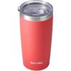 imageSUNWILL Travel Coffee Mug with Lid 20 oz Tumbler Set of 2 Insulated Stainless Steel Cup for Water Tea Powder Coated Sakura ampamp MintPowder Coated Coral