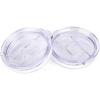 imageLid for SUNWILL 14oz Mugs and 20oz Tumblers Only Spill and Splash Resistant Sliding Covers Replacement 2 Pack Straw Friendly BPA Free