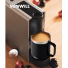 imageSUNWILL Travel Coffee Mugs Set of 4 Insulated Tumbler with Lid 14 oz Stainless Steel Cup with Handle Bulk for Gift Camping Office Powder Coated Orchid Iceberg Mint SakuraPowder Coated Black