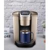 imageSUNWILL Travel Coffee Mugs Set of 4 Insulated Tumbler with Lid 14 oz Stainless Steel Cup with Handle Bulk for Gift Camping Office Powder Coated Orchid Iceberg Mint SakuraPowder Coated Navy Blue