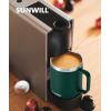 imageSUNWILL Travel Coffee Mugs Set of 4 Insulated Tumbler with Lid 14 oz Stainless Steel Cup with Handle Bulk for Gift Camping Office Powder Coated Orchid Iceberg Mint SakuraPowder Coated Forest Green  Plum