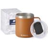 imageSUNWILL Travel Coffee Mugs Set of 4 Insulated Tumbler with Lid 14 oz Stainless Steel Cup with Handle Bulk for Gift Camping Office Powder Coated Orchid Iceberg Mint SakuraPowder Coated Caramel