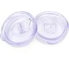 imageLid for SUNWILL 12oz and 20oz Skinny Tumblers Only Spill and Splash Resistant Sliding Covers Replacement 2 Pack Straw Friendly BPA Free