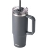 image:imageSUNWILL 20 oz Tumbler with Handle and Straw Leak ProofTravel Coffee Mug with Lid Stainless Steel Cup Insulated for Office amp Gym Cupholder Friendly Powder Coated OrchidPowder Coated Charcoal