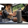 image:imageSUNWILL 20 oz Tumbler with Handle and Straw Leak ProofTravel Coffee Mug with Lid Stainless Steel Cup Insulated for Office amp Gym Cupholder Friendly Powder Coated OrchidPowder Coated Charcoal