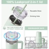 image:imageSUNWILL 20 oz Tumbler with Handle and Straw Leak ProofTravel Coffee Mug with Lid Stainless Steel Cup Insulated for Office amp Gym Cupholder Friendly Powder Coated OrchidPowder Coated Matcha Cream